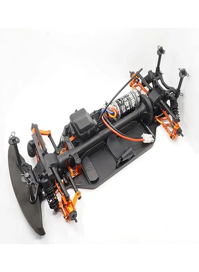 ياه ريسينج طقم تحويل أساسي من الألومنيوم من Yeah Racing لسيارة HPI RS4 Sport 3 باللون البرتقالي #RSS3-S01OR - Image 3